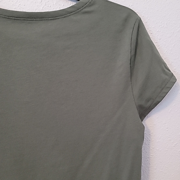 NOBO Olive Green Scoop Neck T-Shirt Sz XL (15-17) - Picture 10 of 11